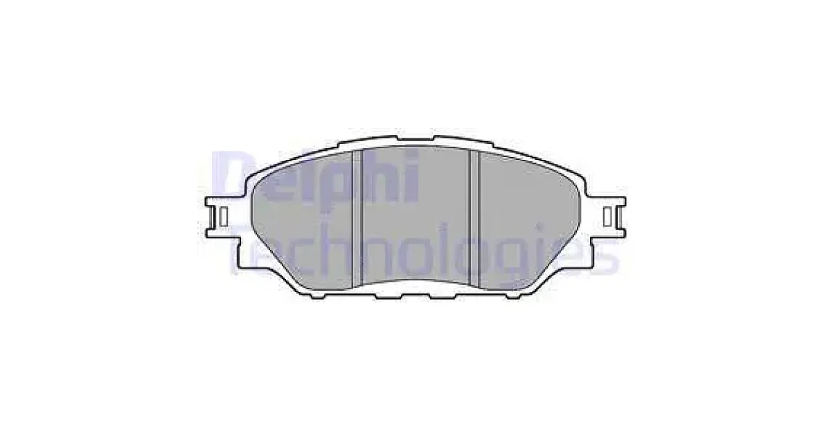 DELPHI LP3250, Комплект тормозных колодок, дисковый тормоз