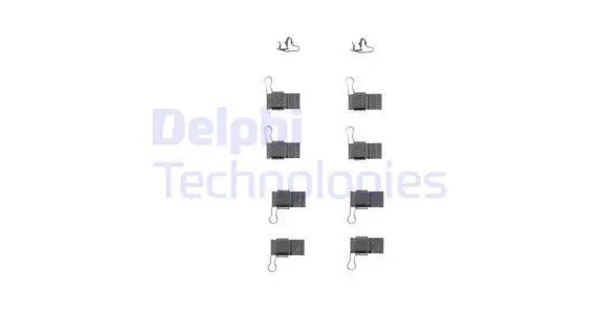 DELPHI LX0244, Комплектующие, колодки дискового тормоза