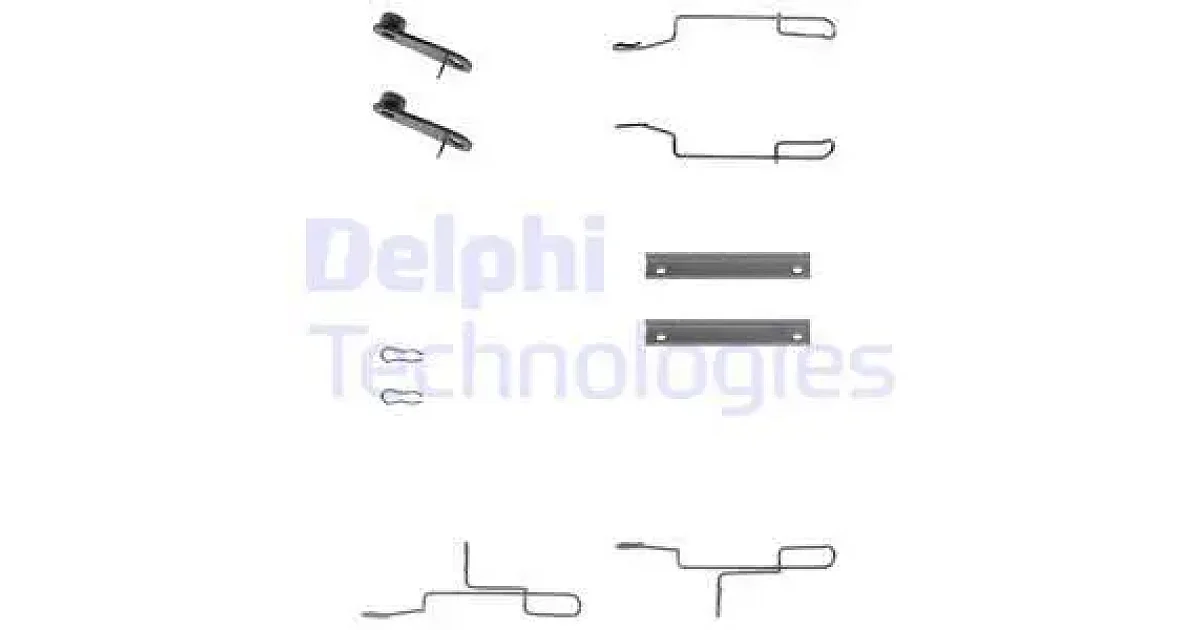 DELPHI LX0168, Комплектующие, колодки дискового тормоза